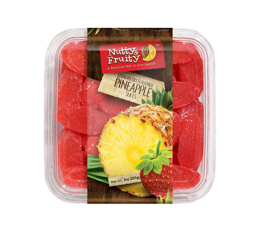 Strawberry Flavored Sliced Pineapples 8oz-Pack of 2