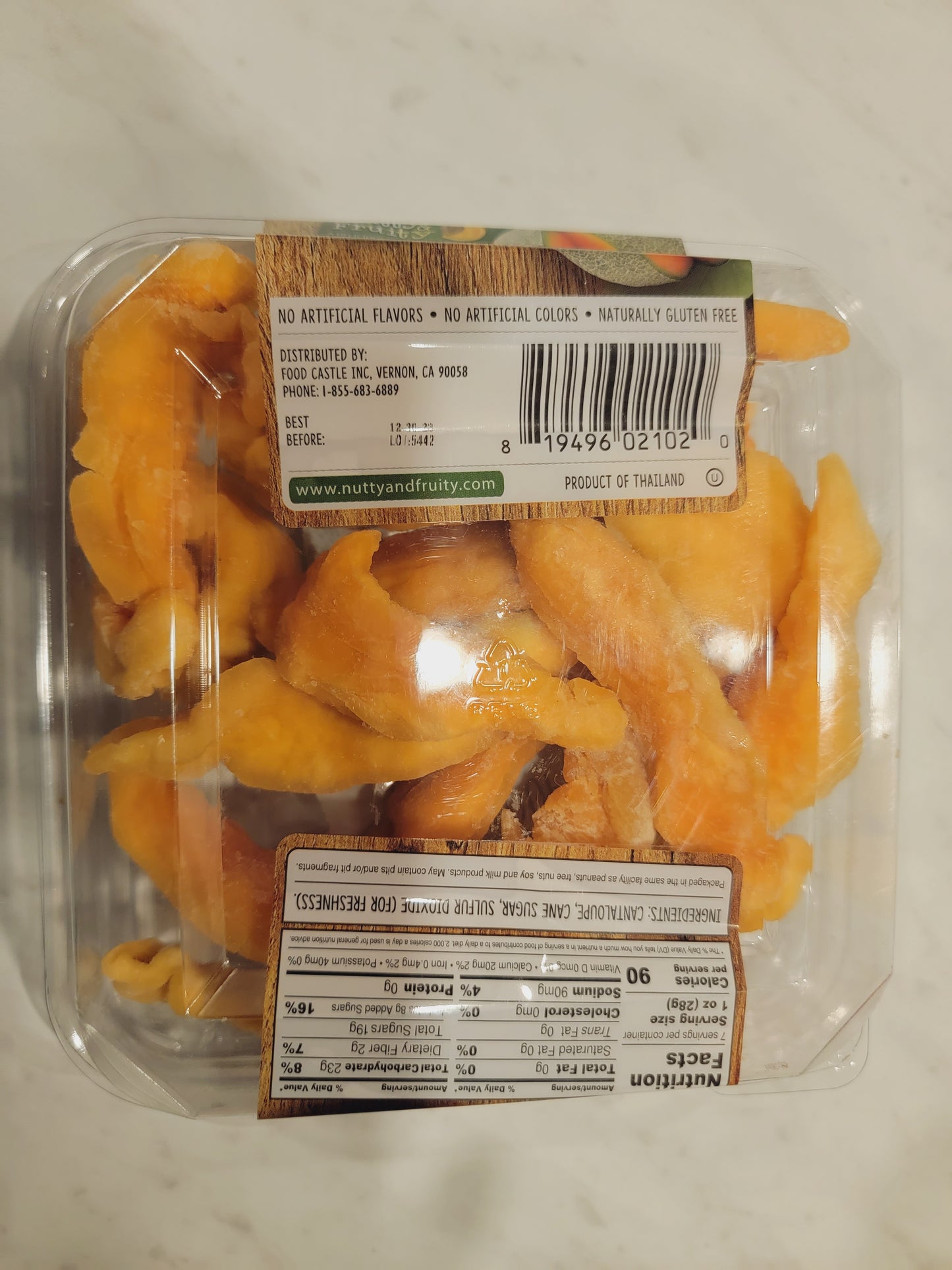 Dried Cantaloupe 7oz-Pack of 2